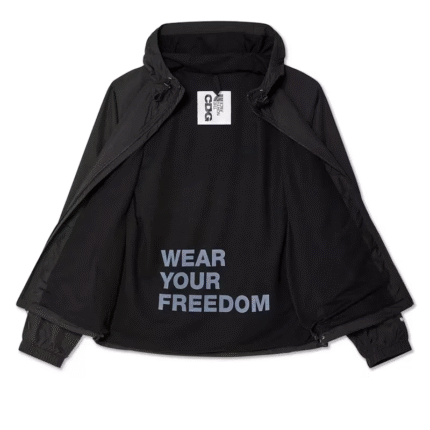 Veste Hydrenaline CDG x The North Face pour homme, coupe résistante et design streetwear technique.